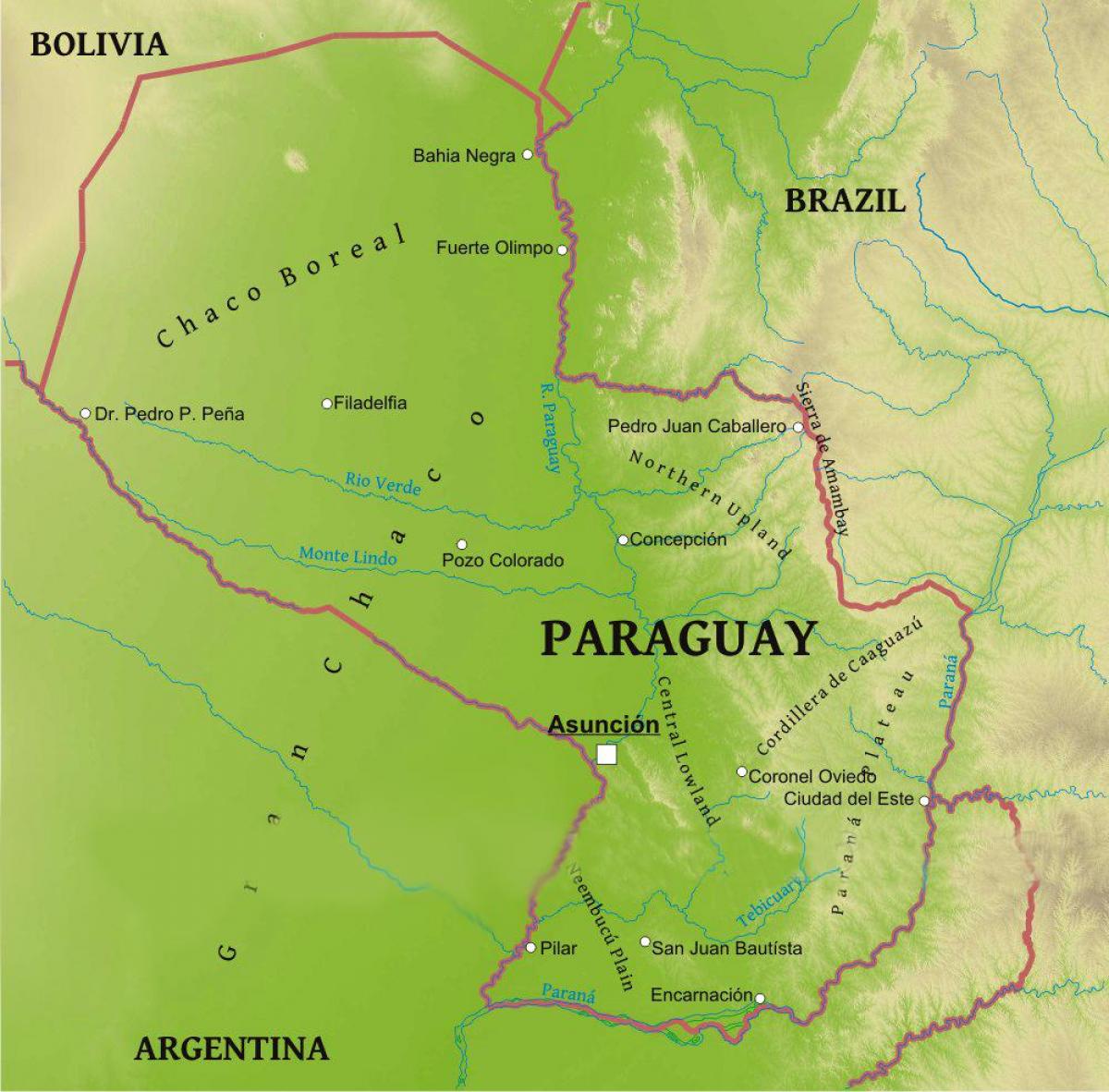 Kart Paraqvay coğrafiyası
